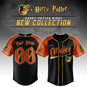 Baltimore Orioles x Harry Potter Night Jersey Baseball Team Gift Ideas