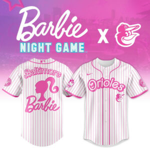 Baltimore Orioles Baseball Barbie Night Jersey Baseball Father's Day Gifts