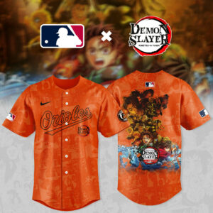 Baltimore Orioles Baseball Jersey Shirt Demon Slayer Jersey Gifts For Her