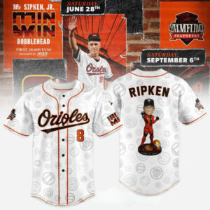Baltimore Orioles Honoring Cal Ripken Jr Iron Man Baseball Jersey Cool Baseball Gifts