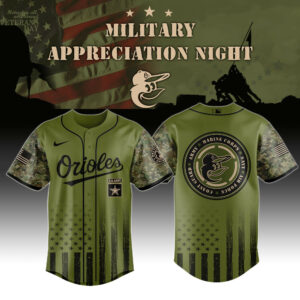 Baltimore Orioles Diamondbacks x Military Appreciation Night US Army Jersey Gifts For Fans