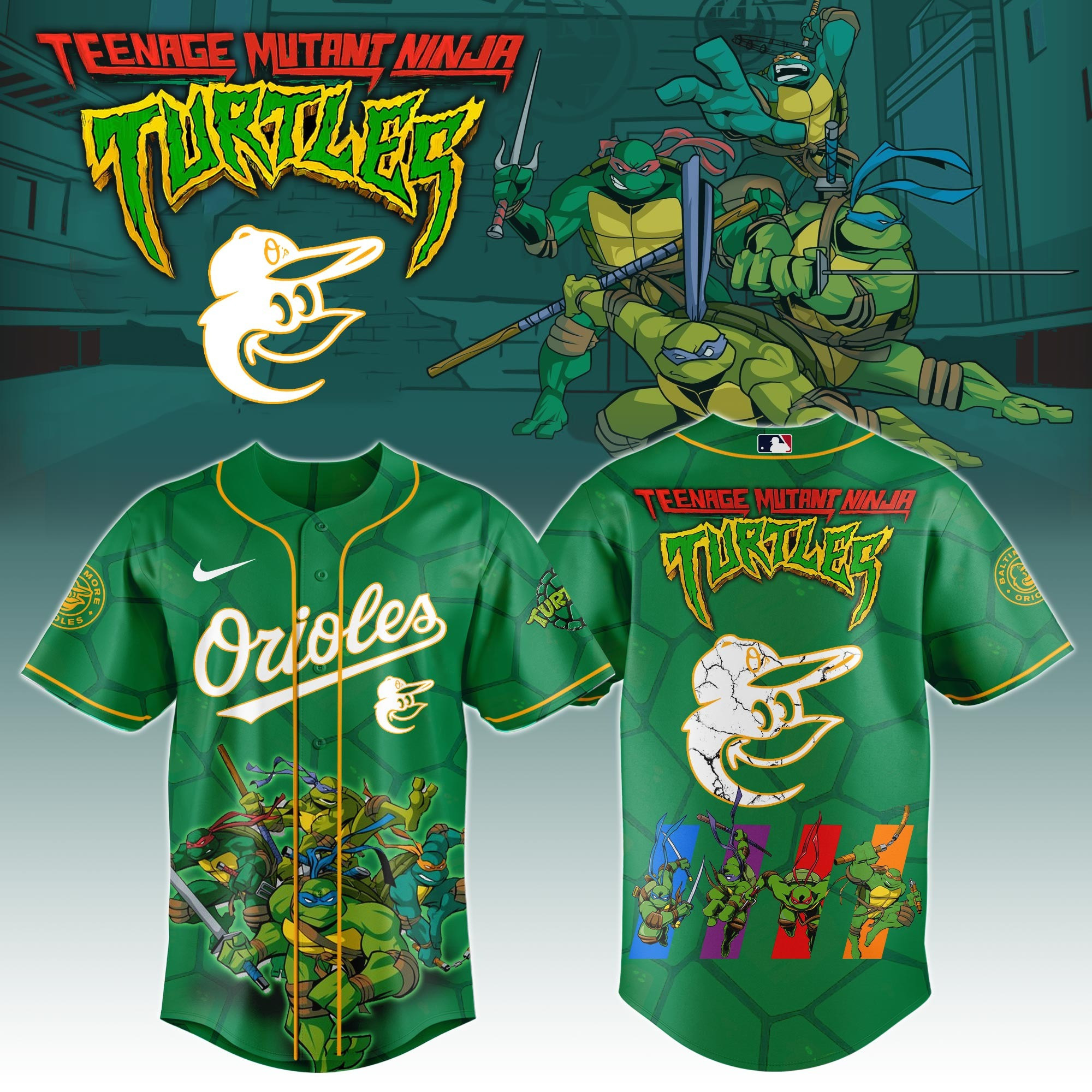 Baltimore Orioles Ninja Turtles Night Game Jersey Baseball Fan Ninja Turtles Lover Gifts 1 Baltimore Orioles Ninja Turtles Night Game Jersey Baseball Fan Ninja Turtles Lover Gifts