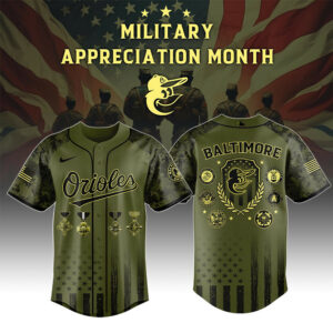Baltimore Orioles x Military Appreciation Month Jersey Unique Gifts For Baseball Fans
