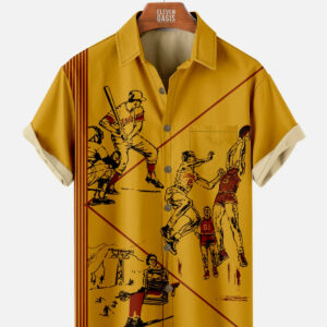 Pee Chee Folder Back Cover Only Nostalgia Shirt with Chest Pocket