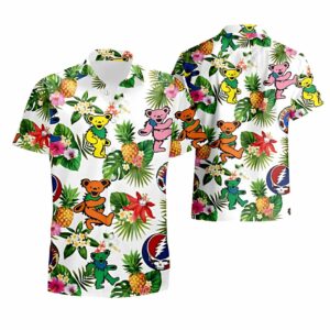 The Grateful Dead Rock Band Full Printed Hawaiian Shirt