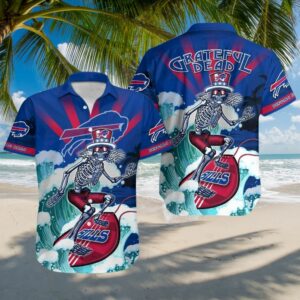 Buffalo Bills Grateful Dead Hawaiian Shirt