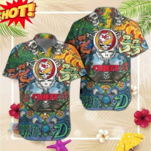 Kansas City Chiefs Grateful Dead Hawaiian Shirt