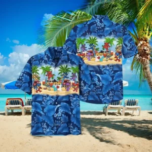 Grateful Dead Dancing Bears Hawaiian Shirt