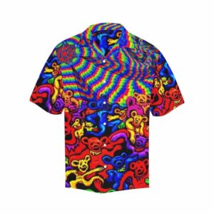 Grateful Dead Psychedelic Bears Hawaiian Shirt