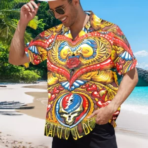 Grateful Dead Psychedelic Love Hawaiian Shirt