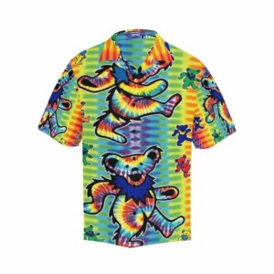 Tie-Dye Dancing Bears Grateful Dead Hawaiian Shirt