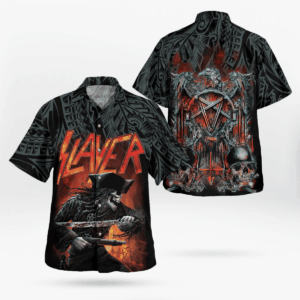 Slayer South of Heaven Aloha Hawaiian Shirt