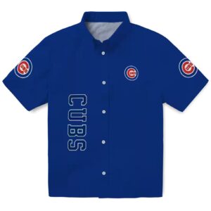 Chicago Cubs Stuart Minion Blue  (Updated) Aloha Hawaiian Shirt