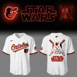 Baltimore Orioles Baseball 2025 "Orioles X Star Wars" White Jersey Gifts For Baseball Fans