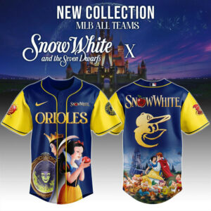 Baltimore Orioles x Snow White Baseball Jersey 2025 Best Presents For Basketball Players