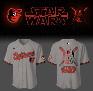 Baltimore Orioles Baseball 2025 "Orioles X Star Wars" Jersey Gift Ideas For Baseball Players
