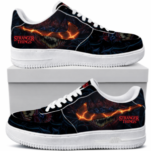 Stranger Things Season 5 Demogorgon Air Force 1 Shoes Sneakers