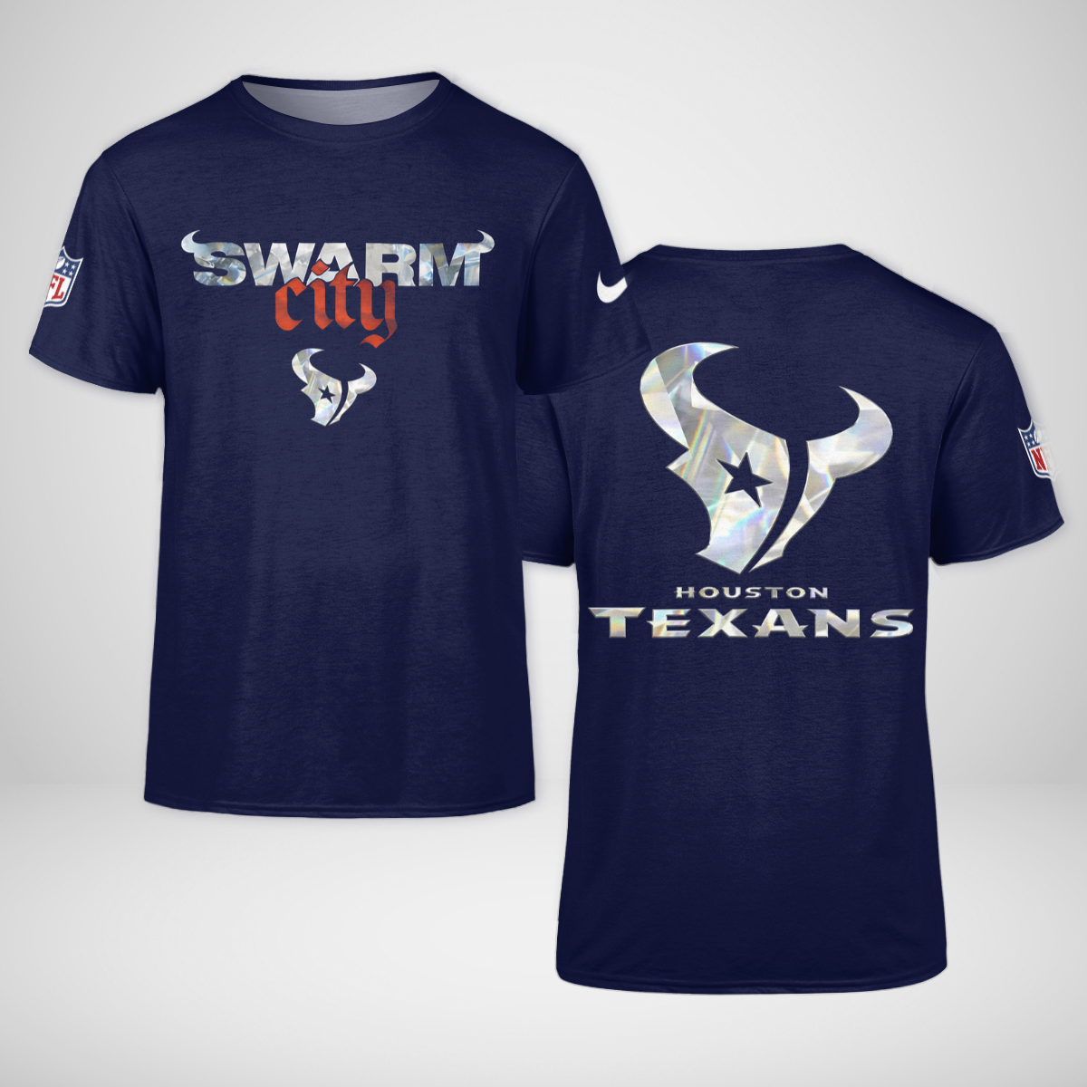 Houston Texans Swarm City 2025-2026 Season Navy Shirt 1 Houston Texans Swarm City 2025-2026 Season Navy Shirt