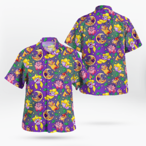 Pokemon Colorful Hawaiian Shirt