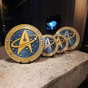 Star Trek Starfleet Command Plaque – Choose Your Symbol