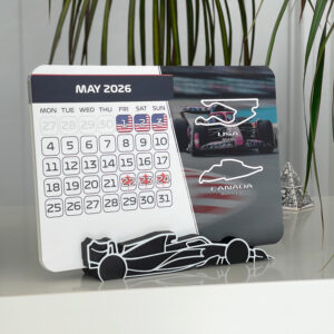 F1 2026 Desktop Calendar – Formula 1 Race Schedule