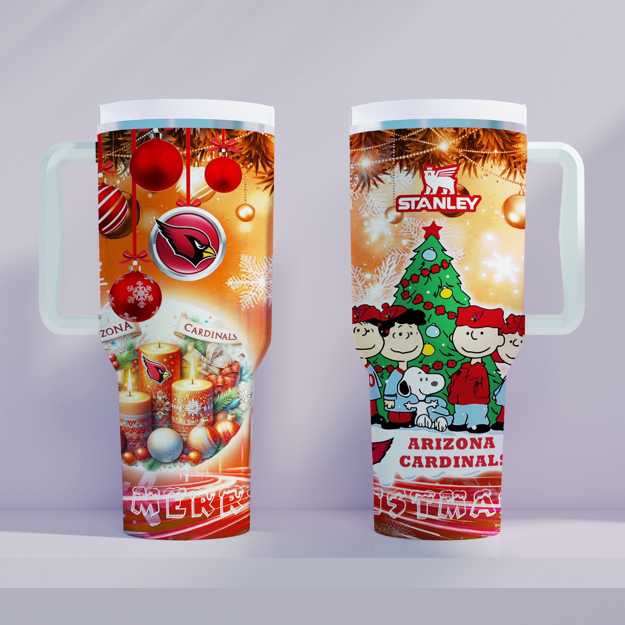 Arizona Cardinals x Snoopy Christmas Stanley Tumbler 2025 – Limited Holiday Edition 2 Arizona Cardinals x Snoopy Christmas Stanley Tumbler 2025 – Limited Holiday Edition - Image 2