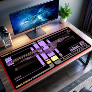 Excelsior Class NX-2000 LCARS LED Desk Mat