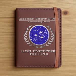 Personalized Federation Passport Cover with Elastic Band