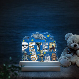 Christmas Star Wars Night Light Characters Ornament