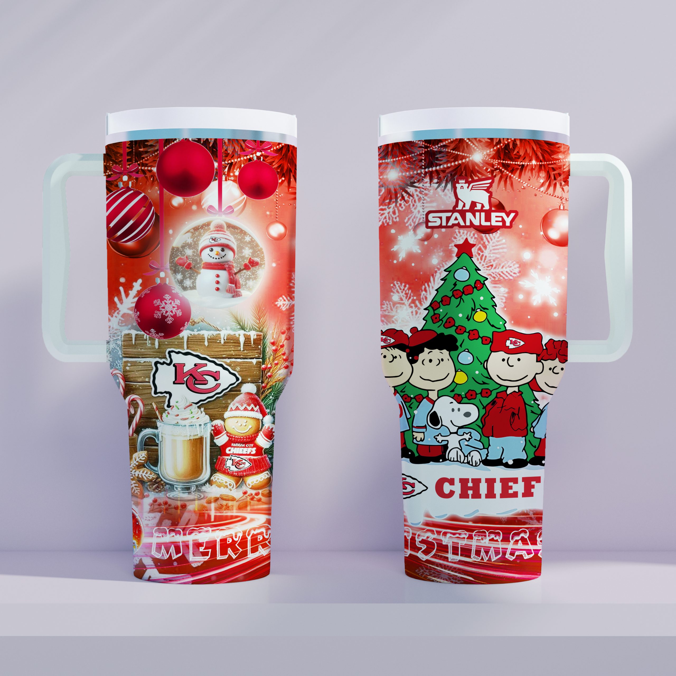 Kansas City Chiefs x Snoopy Christmas Stanley Tumbler 2025 – Limited Holiday Edition 2 Kansas City Chiefs x Snoopy Christmas Stanley Tumbler 2025 – Limited Holiday Edition - Image 2