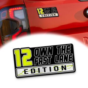 12 Racing Edition Car Emblem