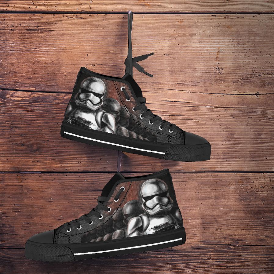 Stormtroopers Force Canvas High Top Shoes 3 Stormtroopers Force Canvas High Top Shoes - Image 3