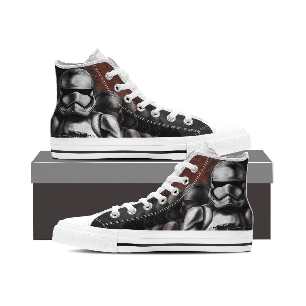 Stormtroopers Force Canvas High Top Shoes 2 Stormtroopers Force Canvas High Top Shoes - Image 2