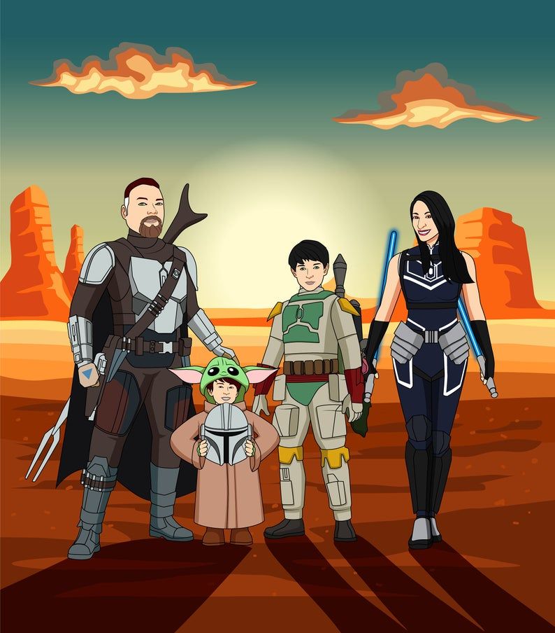 Star Wars - Custom Portrait Canvas 4 Star Wars - Custom Portrait Canvas - Image 4