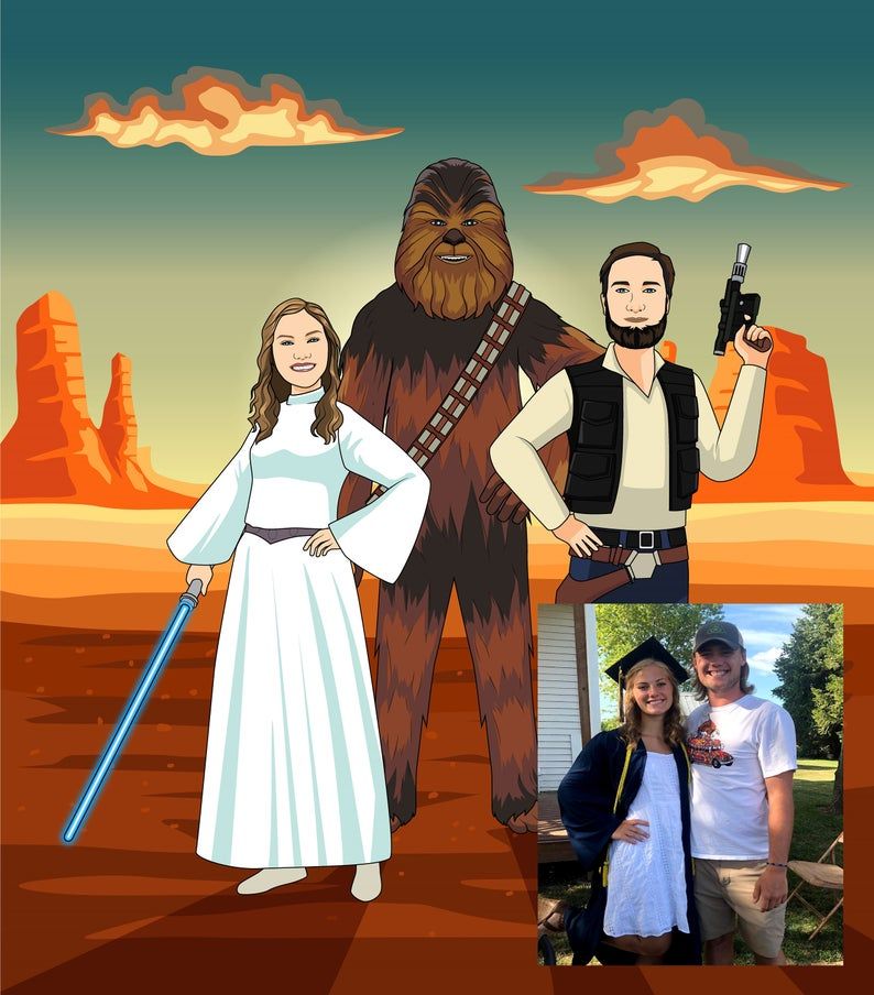 Star Wars - Custom Portrait Canvas 6 Star Wars - Custom Portrait Canvas - Image 6