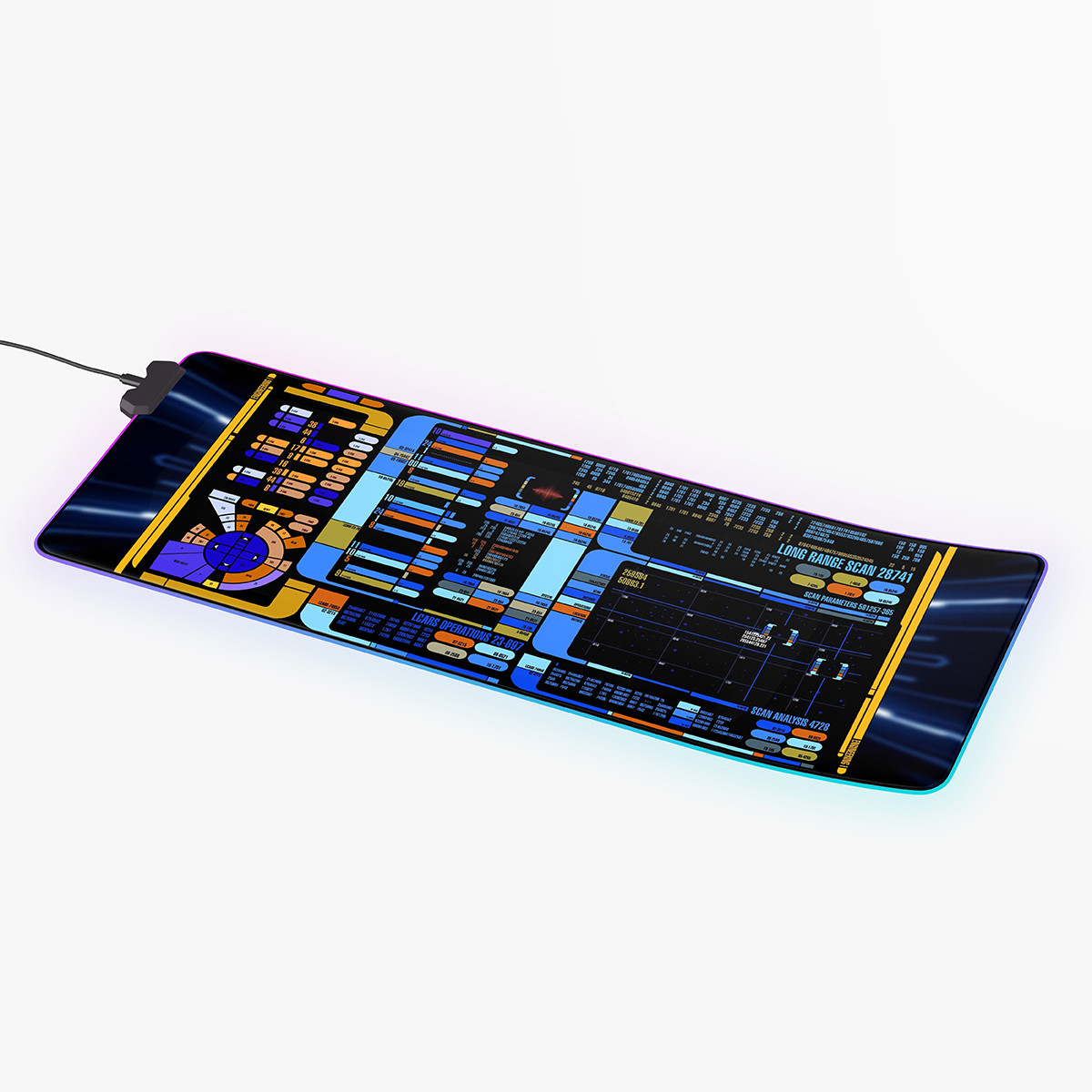 Sci-fi Control Console Display LED Desk Mat 2 Sci-fi Control Console Display LED Desk Mat - Image 2
