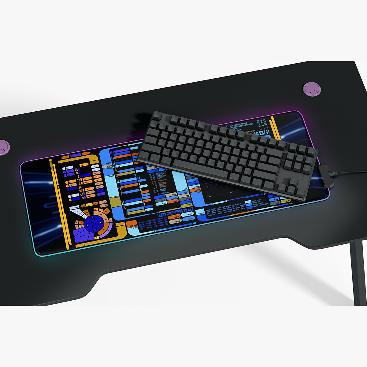 Sci-fi Control Console Display LED Desk Mat 4 Sci-fi Control Console Display LED Desk Mat - Image 4