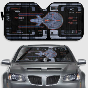 U.S.S. Titan NCC-80102-A LCARS Car Sunshade