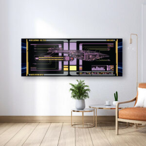 Akira Class - U.S.S. Illustrious LCARS Schematic Canvas