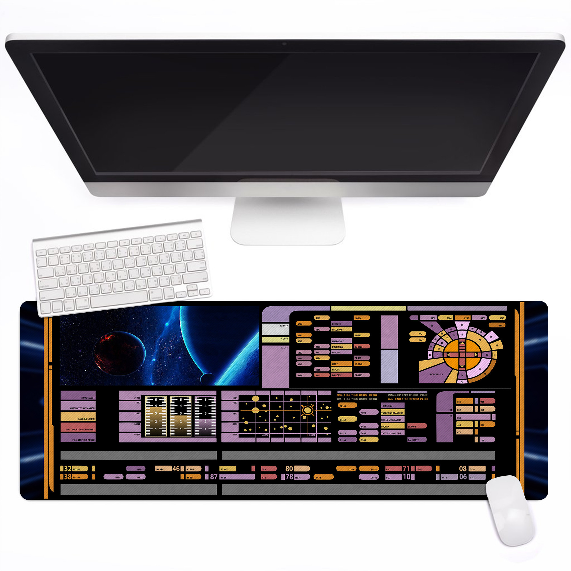 The Next Generation LCARS Desk Mat 2 The Next Generation LCARS Desk Mat - Image 2