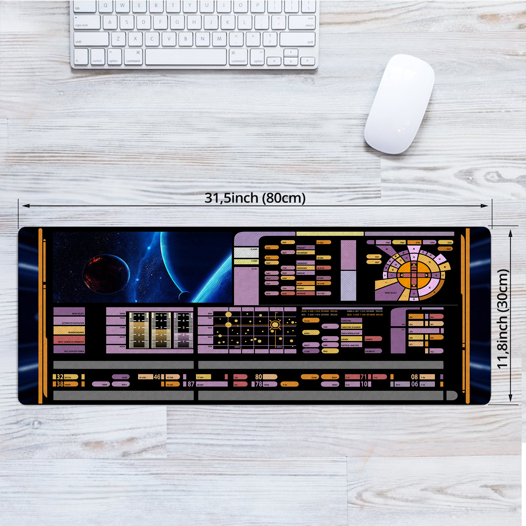 The Next Generation LCARS Desk Mat 3 The Next Generation LCARS Desk Mat - Image 3