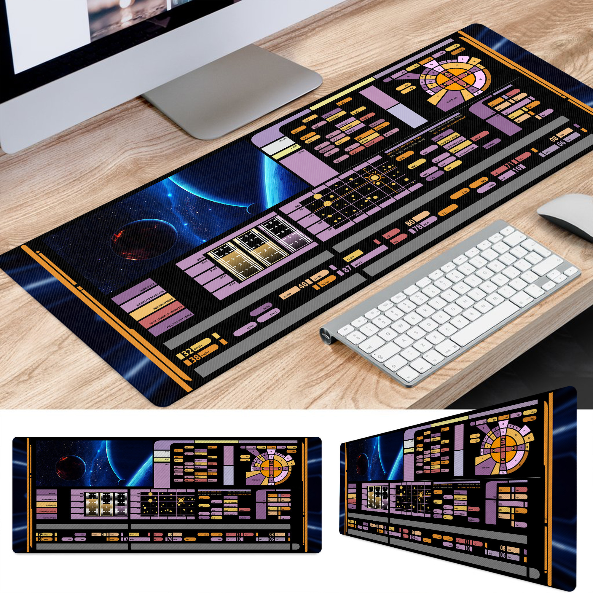 The Next Generation LCARS Desk Mat 4 The Next Generation LCARS Desk Mat - Image 4