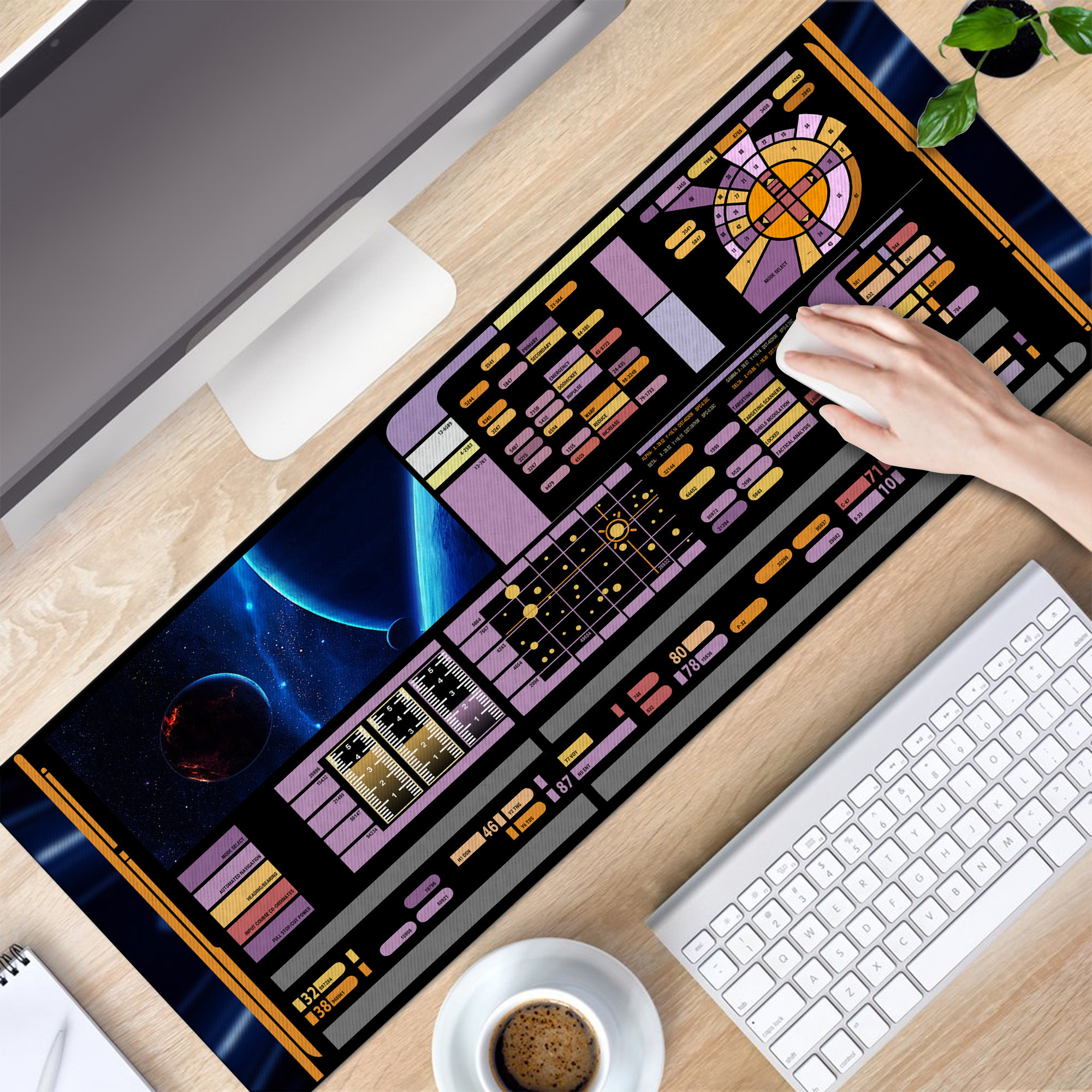 The Next Generation LCARS Desk Mat 5 The Next Generation LCARS Desk Mat - Image 5