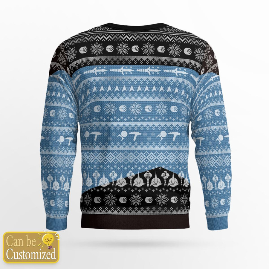 Personalized S.T TNG Blue Ugly Sweatshirt 6 Personalized S.T TNG Blue Ugly Sweatshirt - Image 6