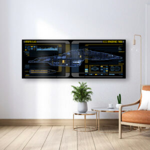 Intrepid Class - U.S.S. Voyager LCARS Schematic Canvas