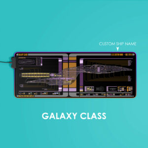 Personalized LCARS LED Desk Mat