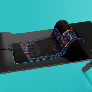 Navigation Control Console Display LED Desk Mat