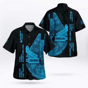 SW Millennium Falcon Hawaiian Shirt