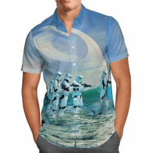Stormtroopers On Beach Hawaii Shirt
