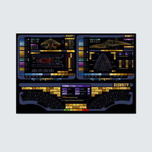 U.S.S.Dauntless Security LCARS Print